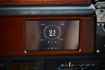 Ol Pejeta Bush Camp: Electric Vehicle Control Panel