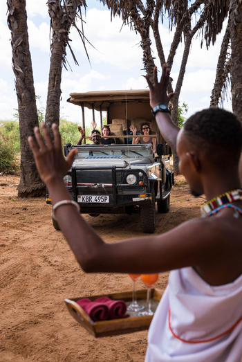Saruni Rhino Camp: Ankunft Gäste