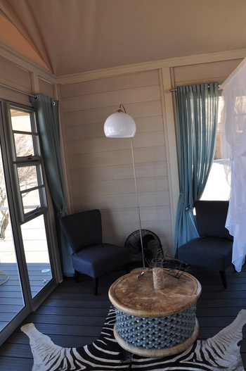 Spitzkoppen Lodge: Sitzecke