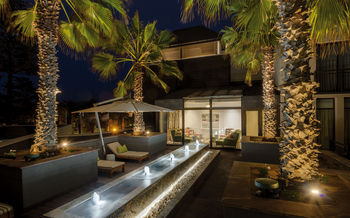 Strand Hotel Swakopmund: Brunnen im Innenhof