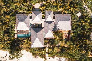 Zuri Zanzibar: Dronenbild Ocean Front Suite