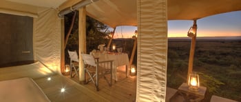 andBeyond Kichwa Tembo Tented Camp: Private Dinner