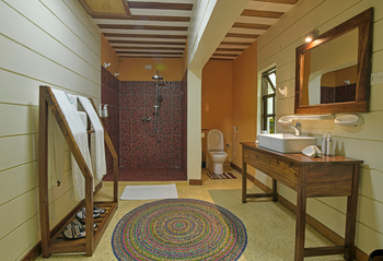 Four Gorillas Lodge: Gästebad