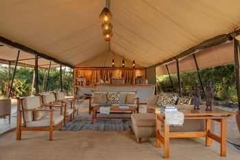 Kokoko Camp: Sitzgelegenheiten in der Lounge