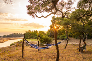 Painted Dogs Lagoon Camp: Hängematten
