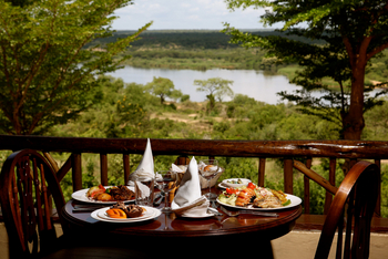 Paraa Safari Lodge: Dinner