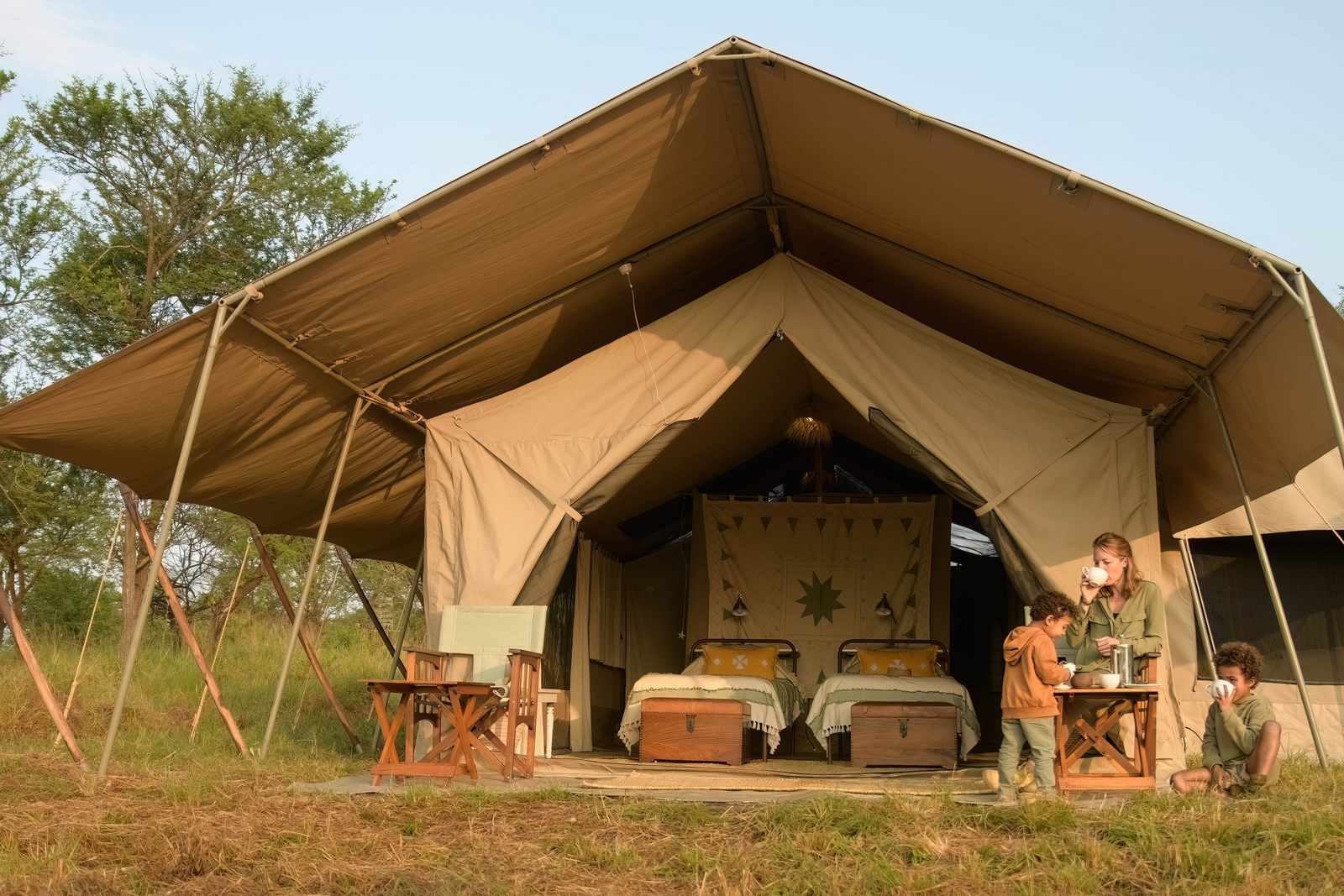 Serengeti Safari Camp Serengeti Safari Camp: Blick in ein Gästezelt