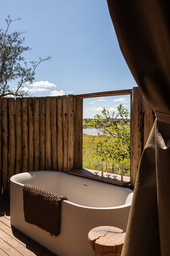 Singita Mara River Tented Camp: Wanne